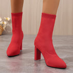 Knitted Sock Ankle Boots, photo 7