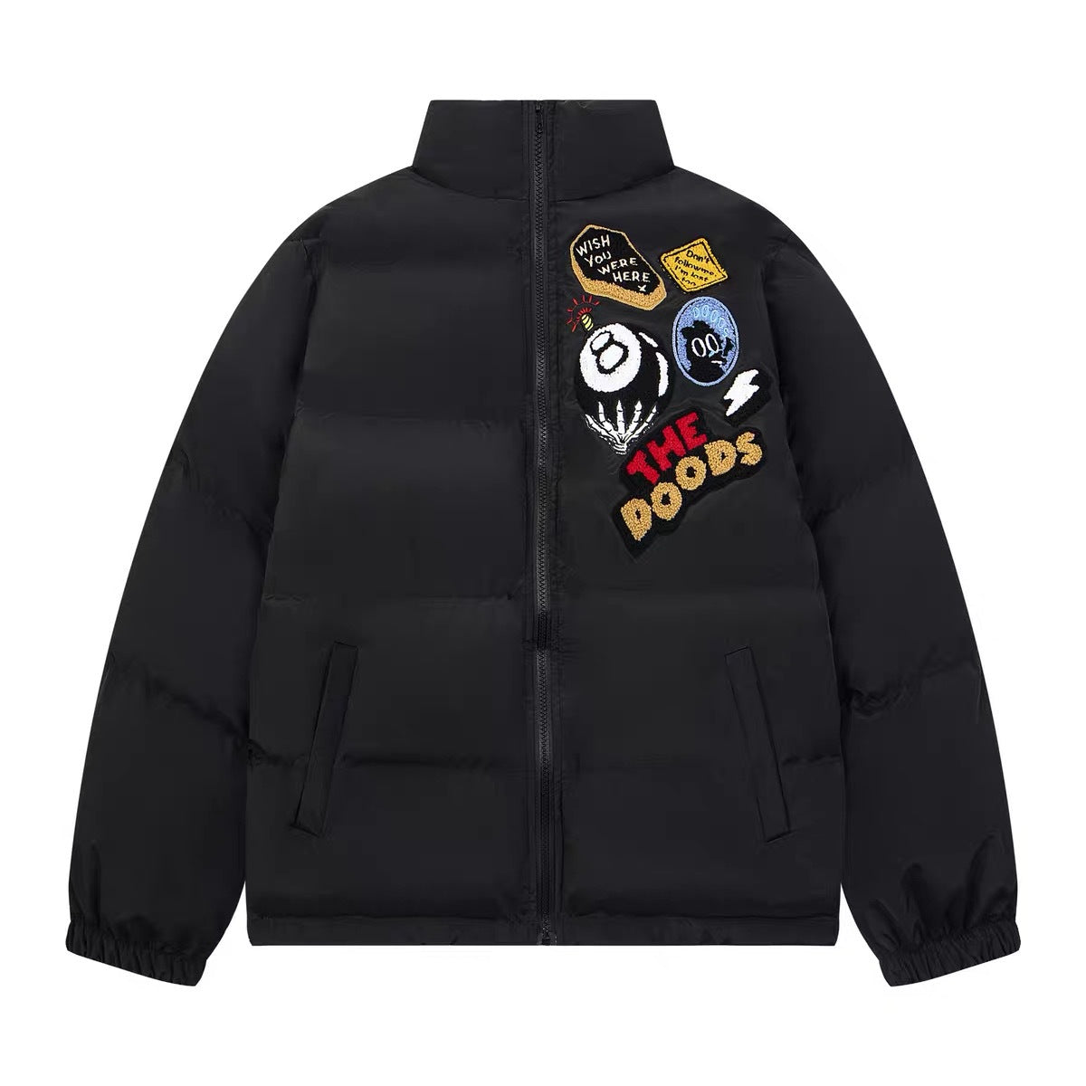 Embroidered Patch Puffer Jacket, photo 4