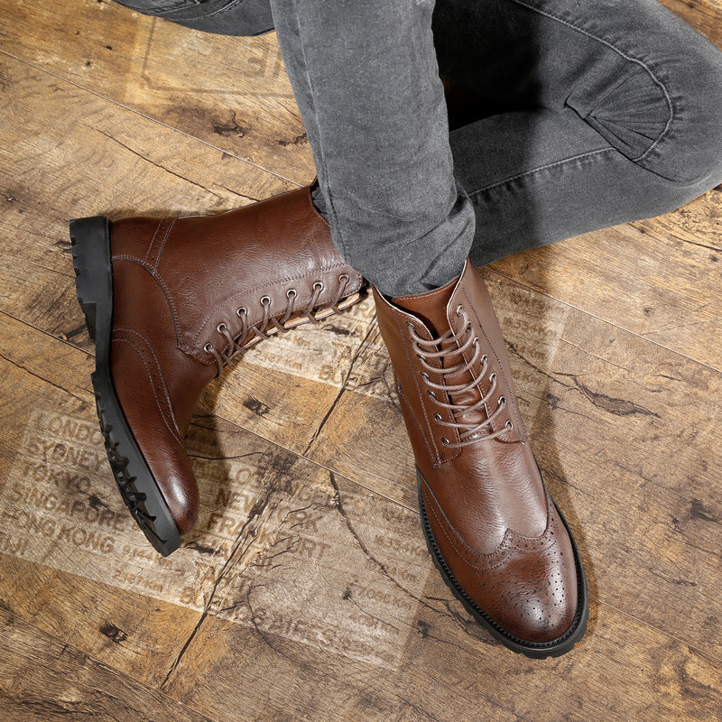 Lace-Up Brogue Boots, photo 3