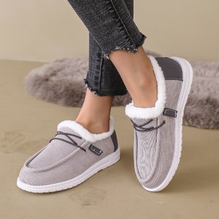 Fleece Lined Canvas Winter Boots, photo 1