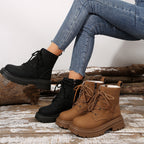 Lace-Up Block Heel Ankle Boots, photo 4