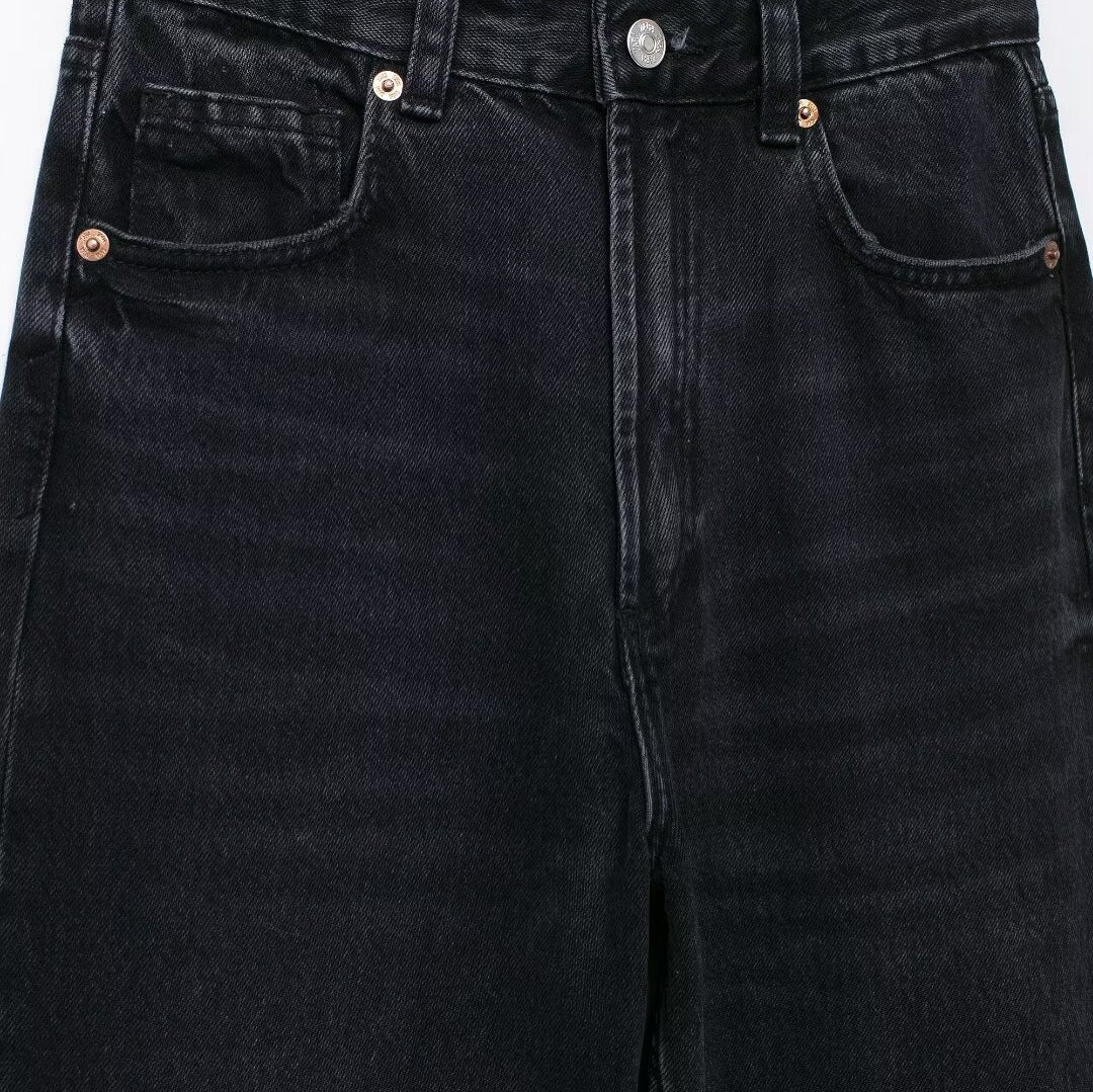 High Waist Straight Wide Leg Jeans, photo 2