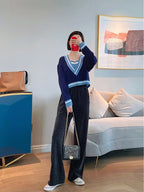Chenille Wide Leg Trousers, photo 4