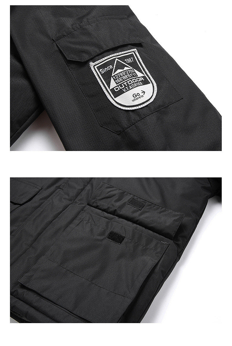 Fleece-Lined Padded Ski Jacket, photo 2