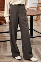 Pleated High Waist Wide Leg Trousers, photo 3
