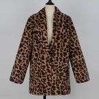 Leopard Print Faux Fur Coat, photo 4