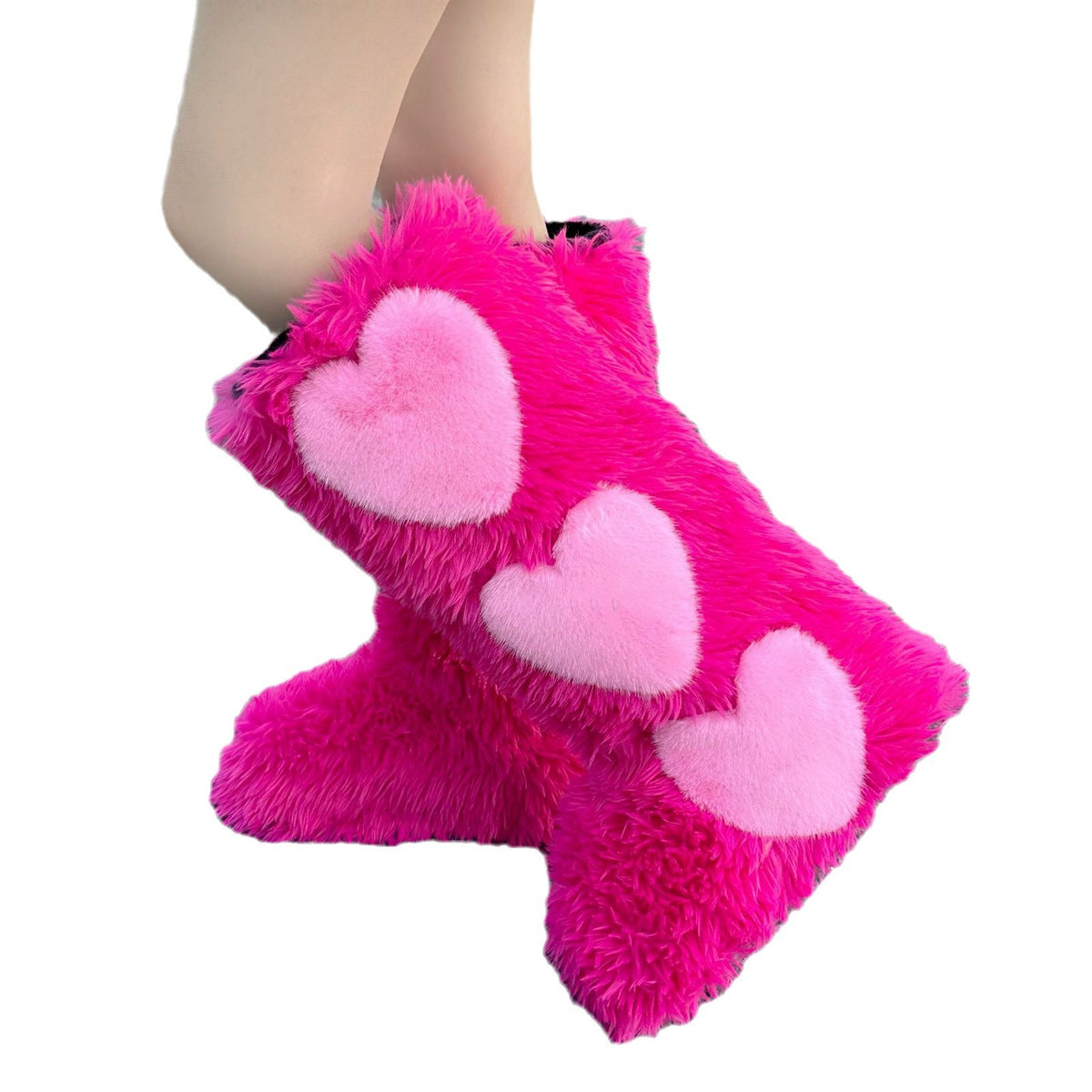 Fluffy Faux Fur Snow Boots, photo 9