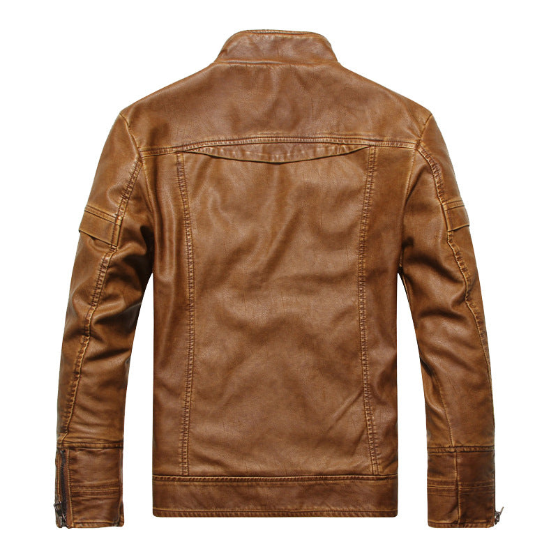 Faux Leather Biker Jacket, photo 1