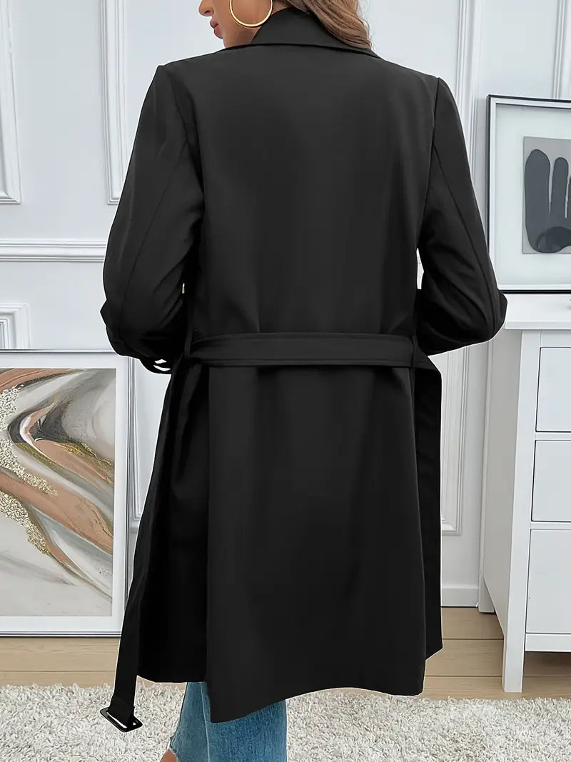 Belted Double-Breasted Trench Coat, photo 4