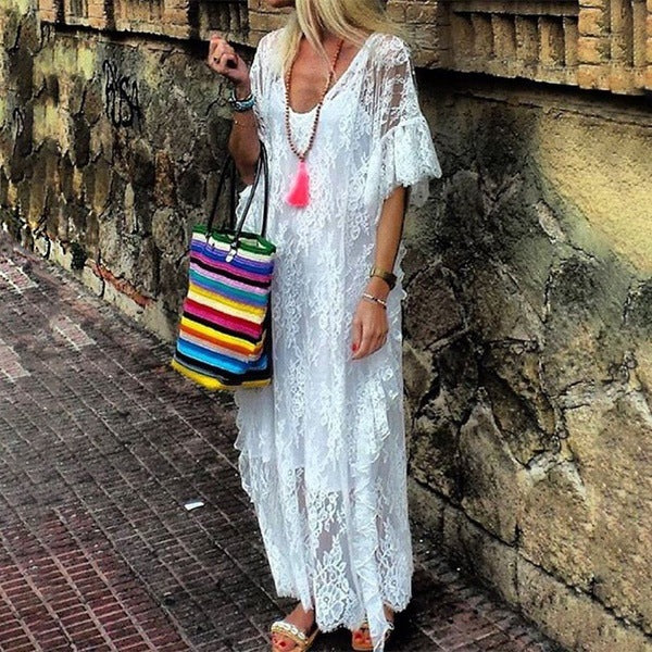 Crochet Lace Maxi Dress, photo 4
