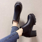Chunky Heel Platform Ankle Boots, photo 6
