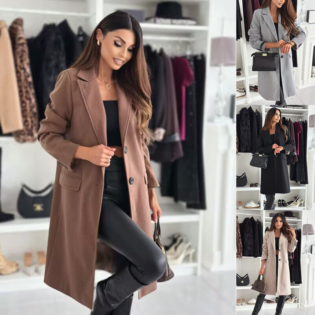 Single-Breasted Long Coat, photo 5