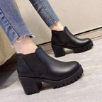 Chunky Heel Platform Ankle Boots, photo 4