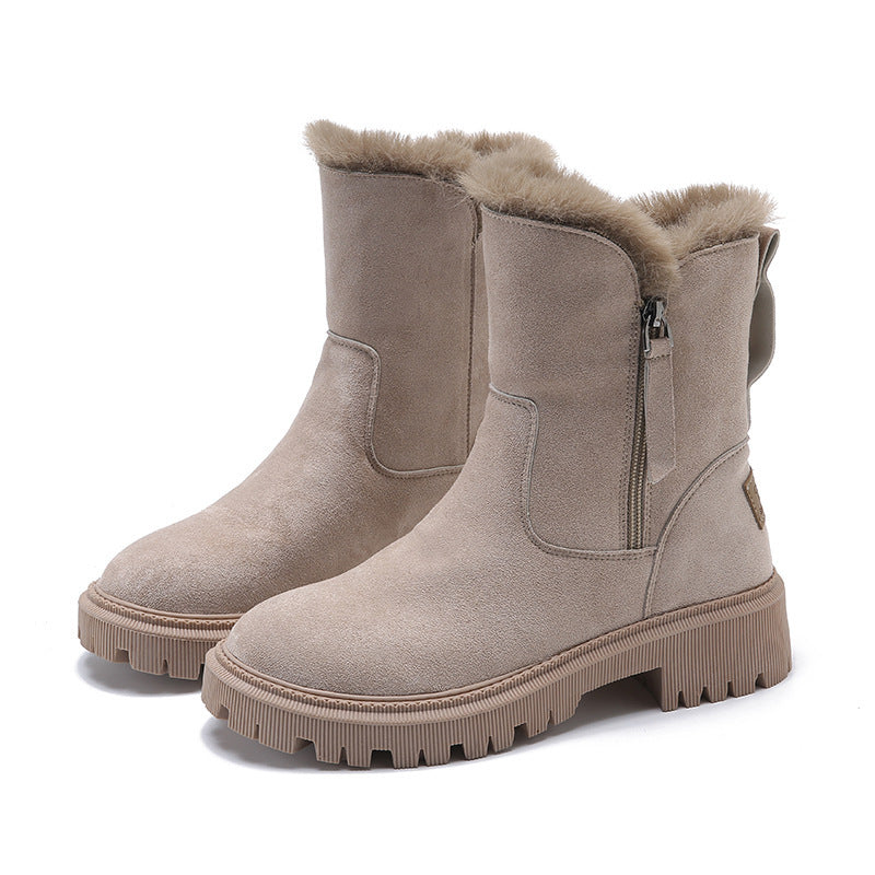Fur Lined Lug Sole Ankle Boots, photo 3