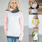 Diagonal Zip Cowl Neck Hoodie, photo 3