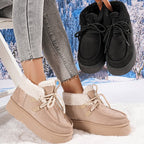 Lace-Up Faux Fur Snow Boots, photo 4