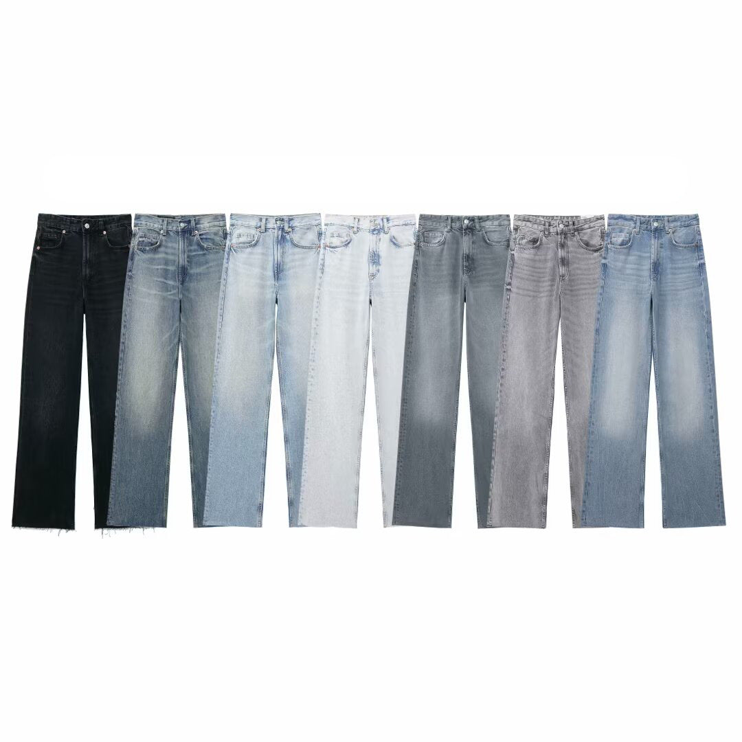 High Waist Straight Wide Leg Jeans, photo 4