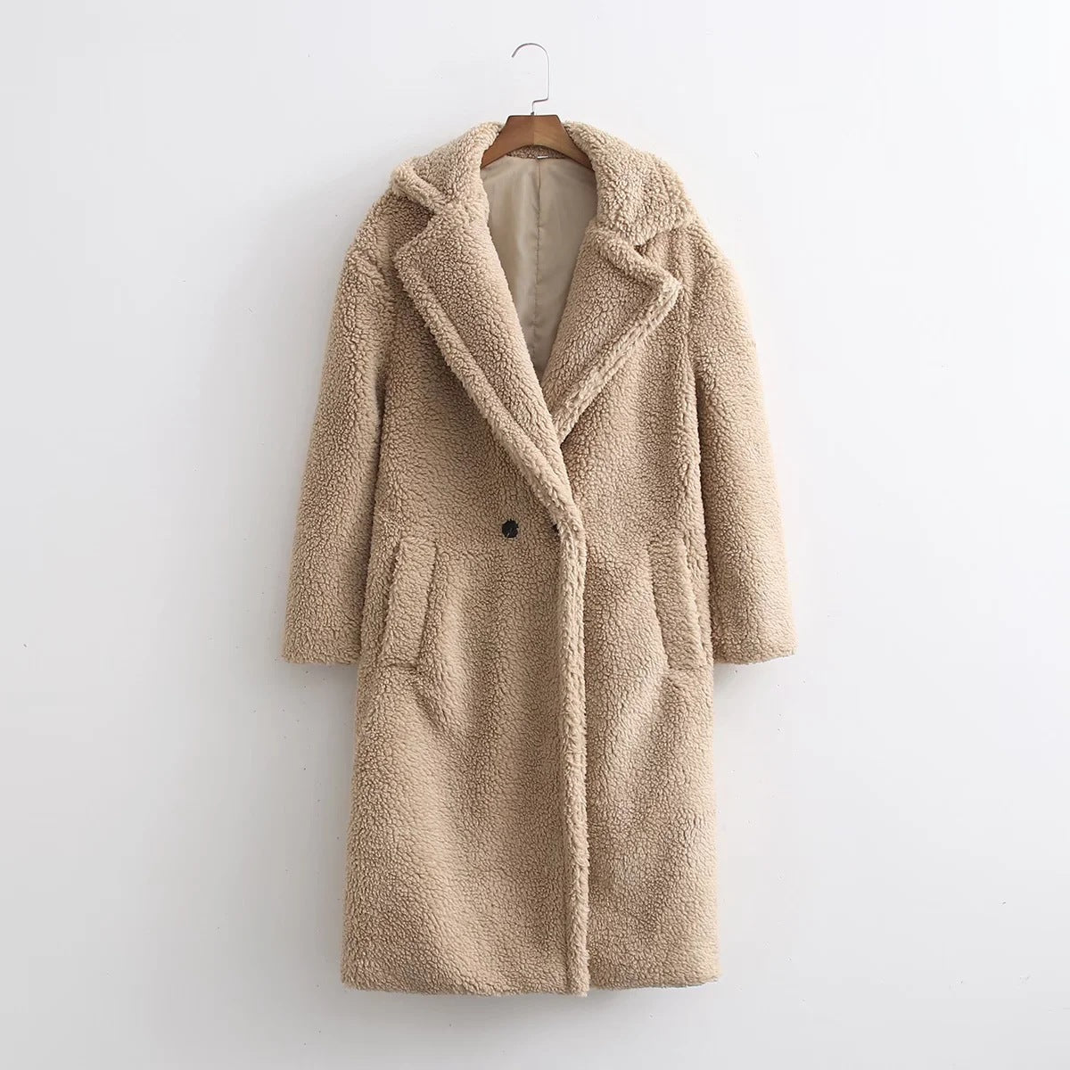 Long Teddy Faux Fur Coat, photo 1