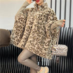 Leopard Faux Fur Cape Coat, photo 3