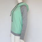 Diagonal Zip Cowl Neck Hoodie, photo 2