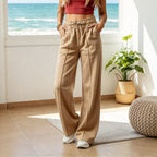 Knit Drawstring Wide Leg Trousers, photo 3