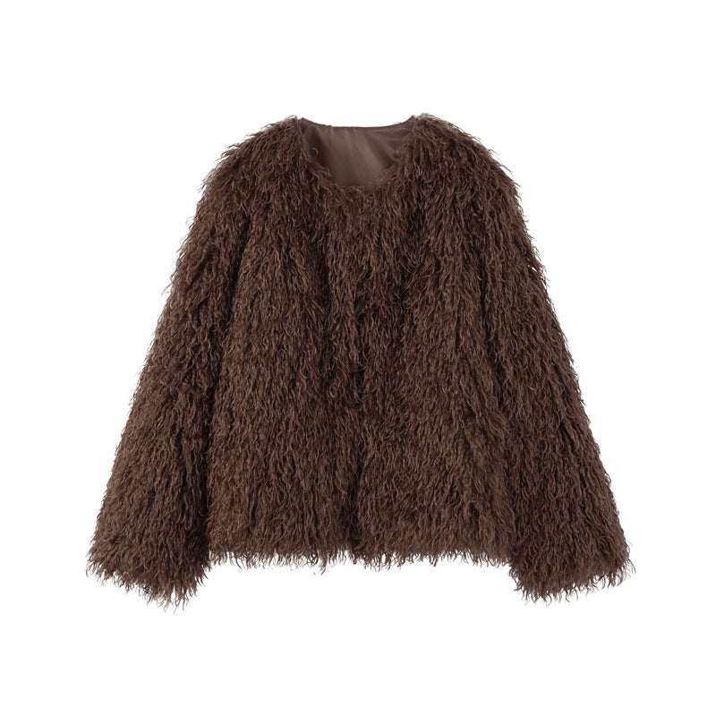 Short Faux Fur Jacket, photo 2