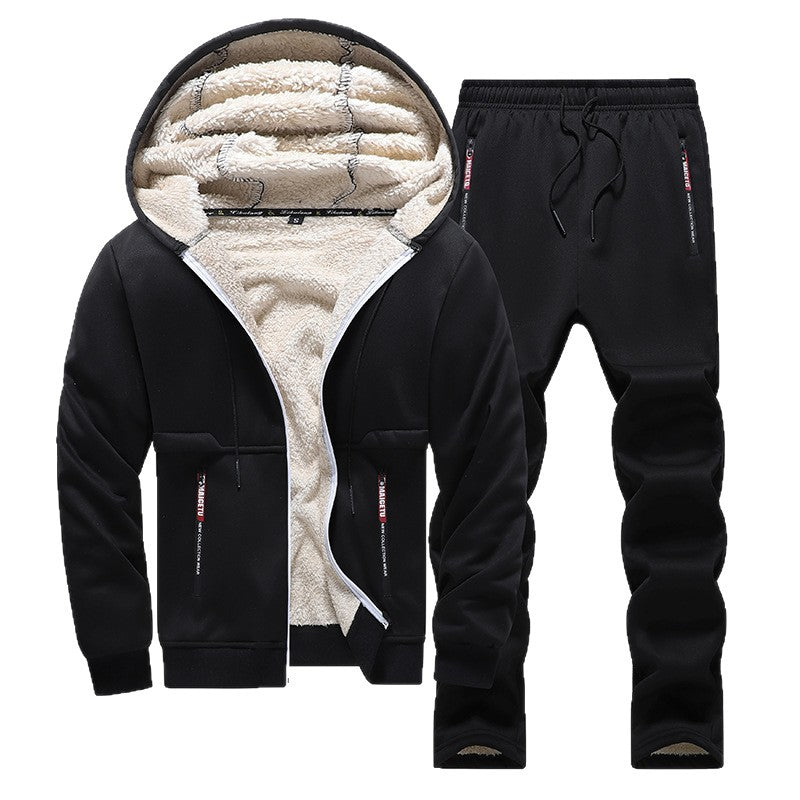 Fleece Lined Zip Hoodie Tracksuit, photo 7