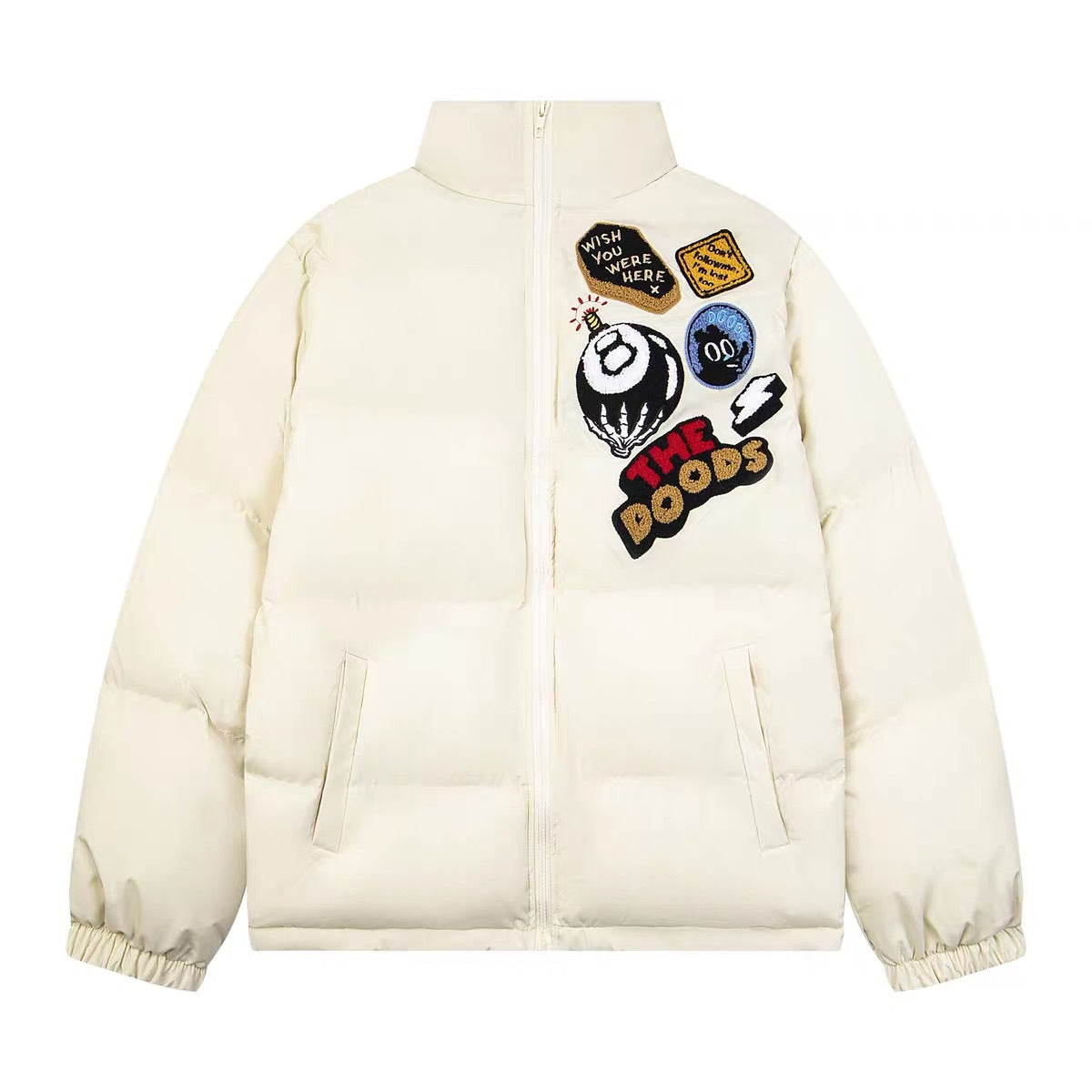 Embroidered Patch Puffer Jacket, photo 6