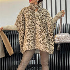 Leopard Faux Fur Cape Coat, photo 4