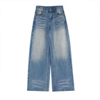 Light Wash Baggy Wide Leg Jeans, photo 1