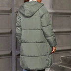 Hooded Longline Puffer Jacket, photo 4
