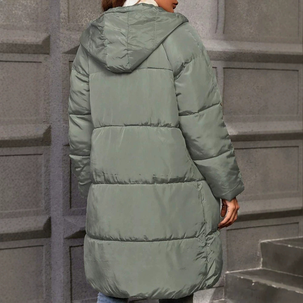 Hooded Longline Puffer Jacket, photo 4