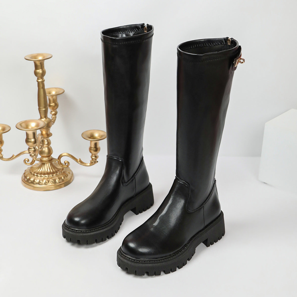Knee High Chunky Platform Boots, photo 6