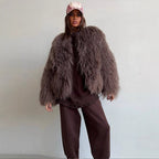 Short Faux Fur Jacket, photo 1