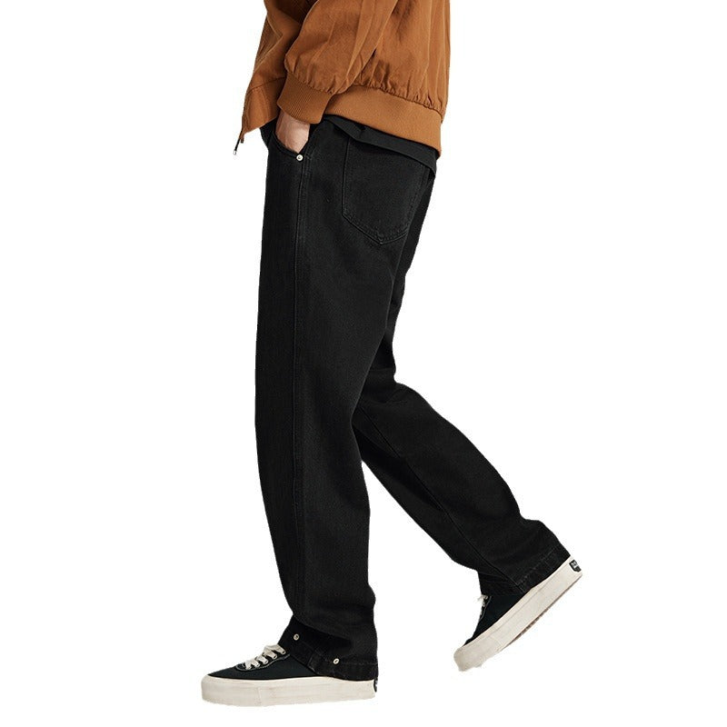 Black Straight Leg Loose Jeans, photo 5