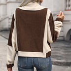 Contrast Fleece Zip Jacket, photo 4