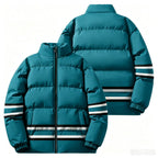 Retro Colour Block Puffer Jacket, photo 6