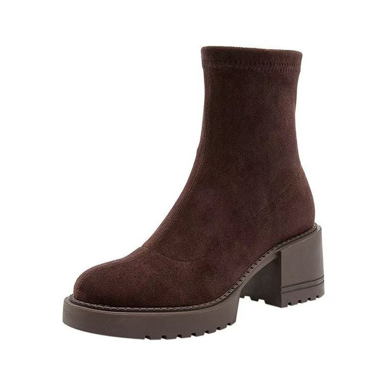Heeled Ankle Boots with Back Zip, photo 7