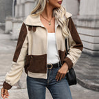 Contrast Fleece Zip Jacket, photo 1