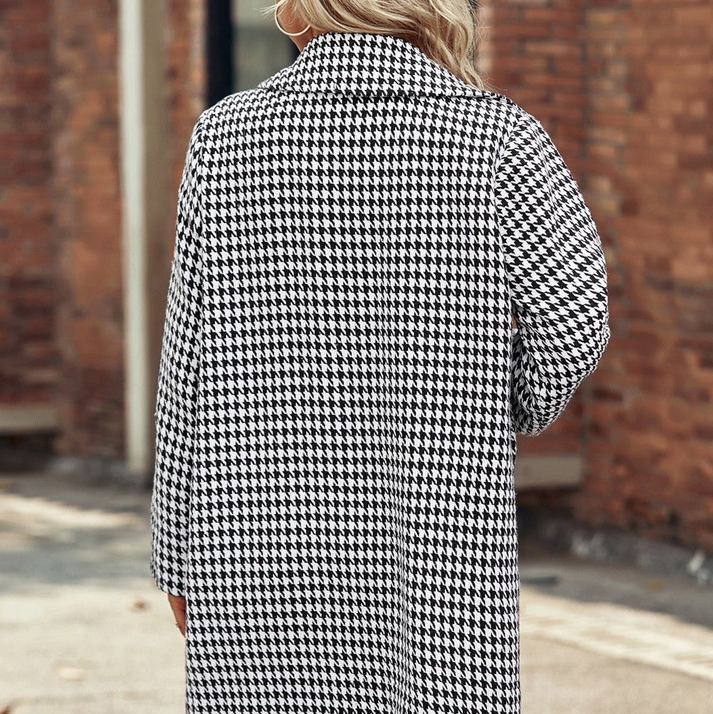 Houndstooth Longline Coat, photo 5