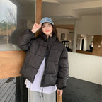 Cropped Stand Collar Puffer Jacket, photo 5